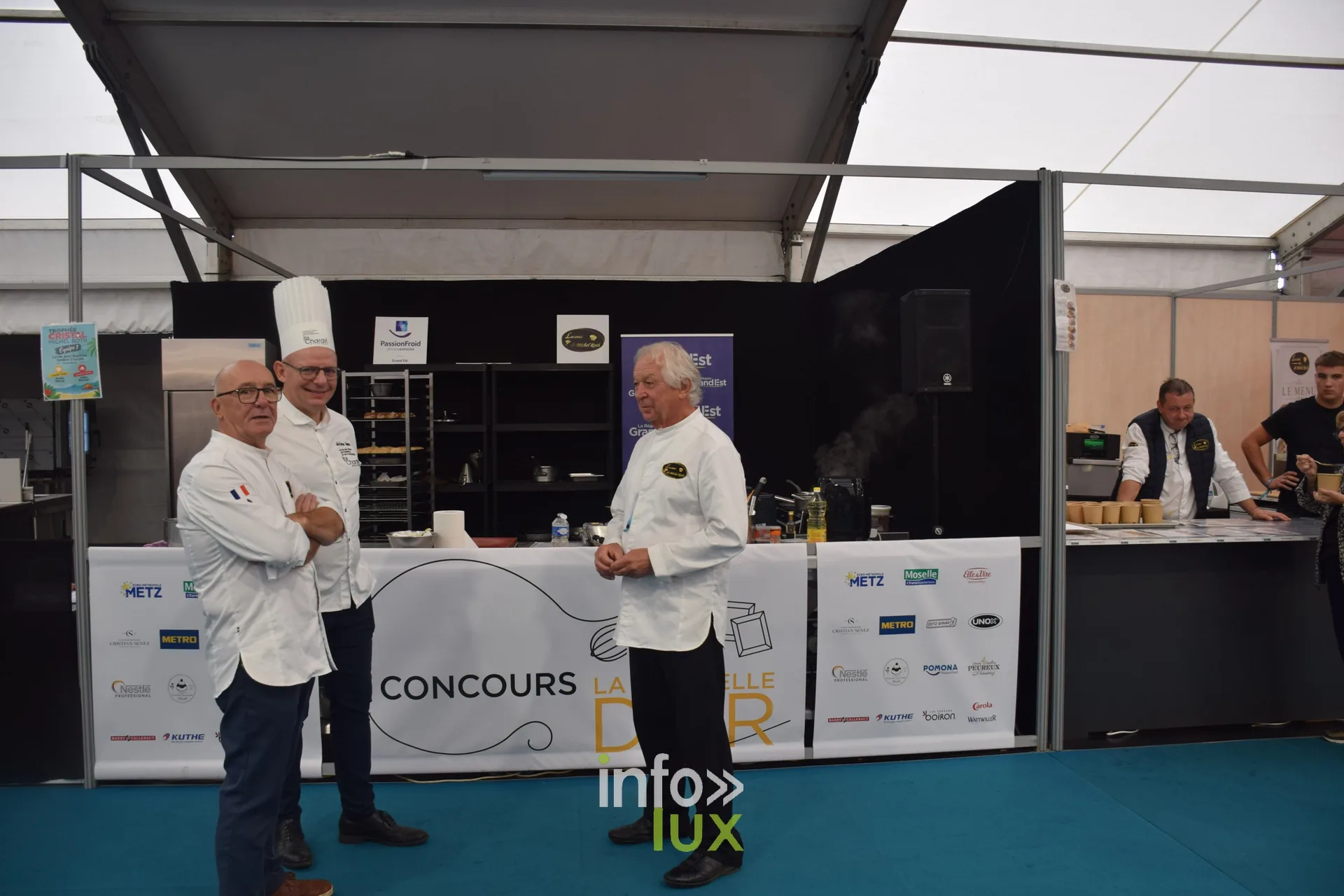 Chefs au stand des concours culinaires, Foire internationale de Metz 2026
