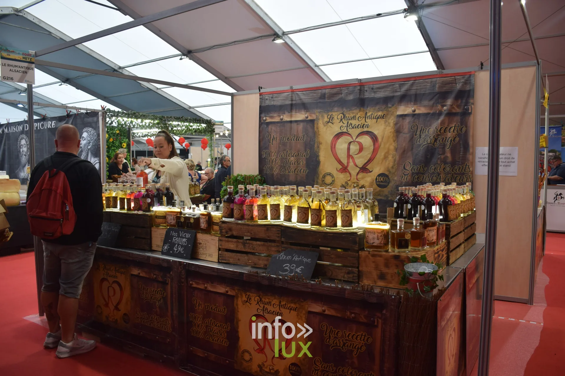 Stand de vins et de spiritueux, Foire internationale de Metz 2026