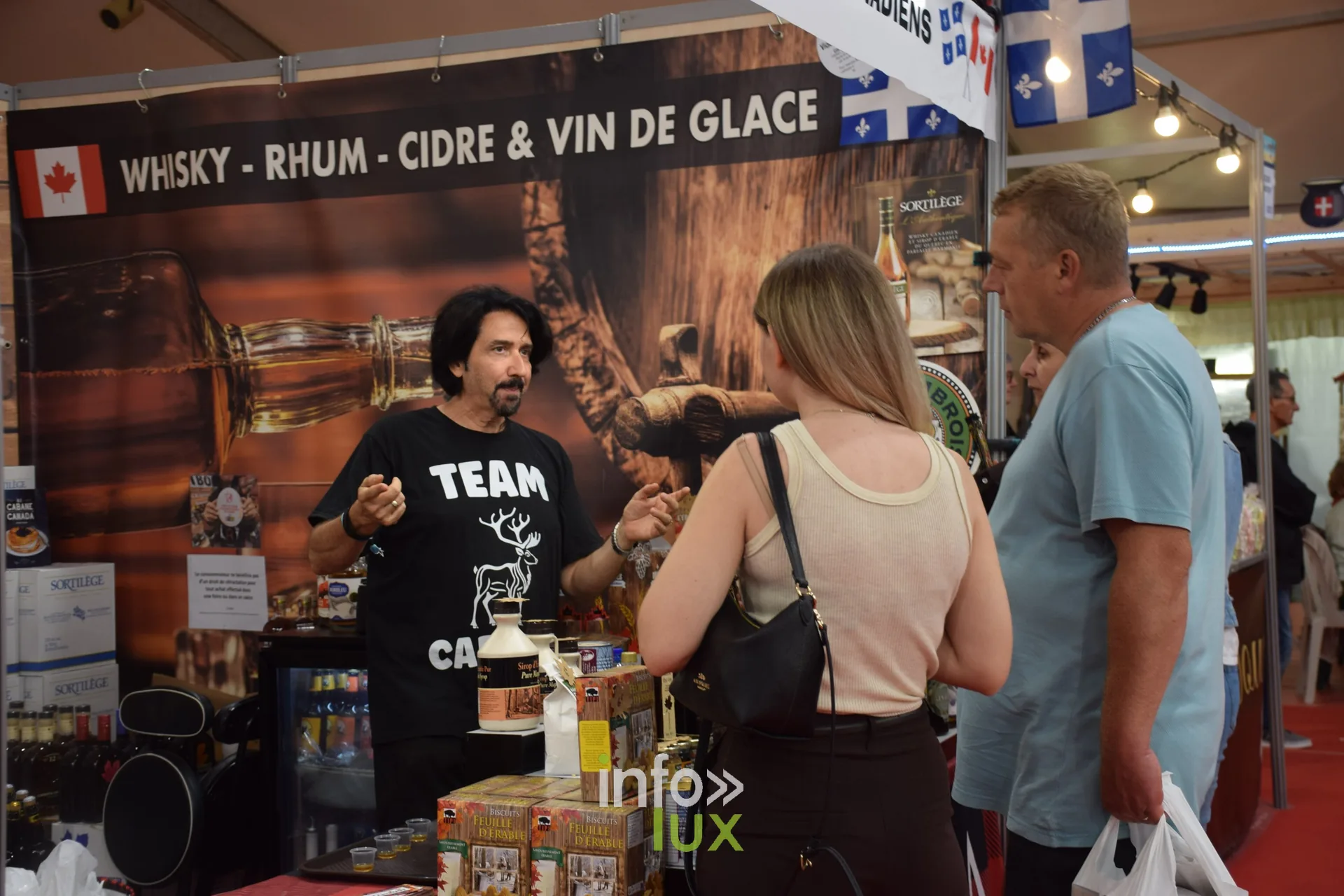 Stand de whisky, rhum, cidre et vin de glace du Canada, Foire internationale de Metz 2026