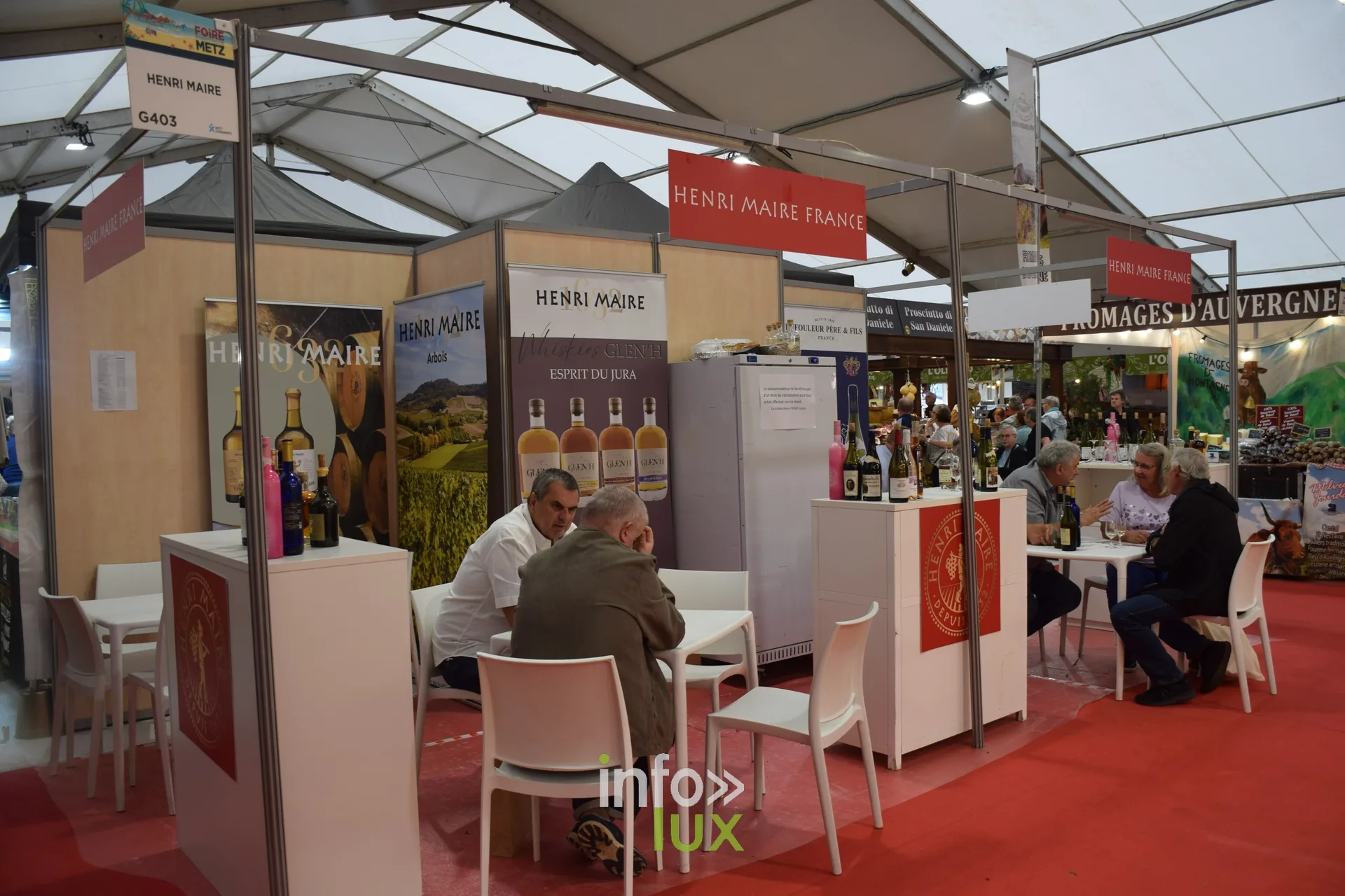 Stand de vins d’Auvergne, Foire internationale de Metz 2026