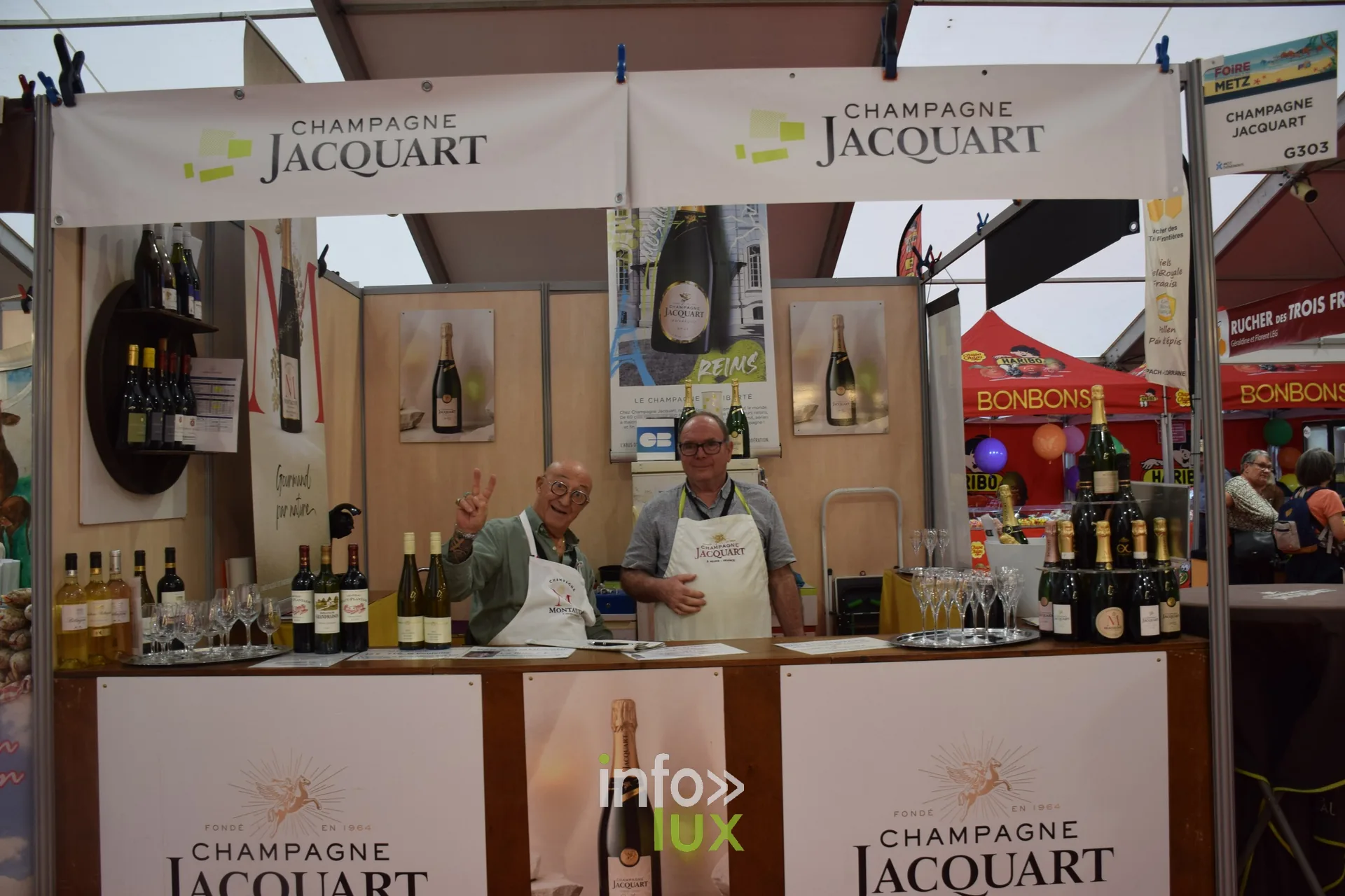 Stand Champagne Jacquart, Foire internationale de Metz 2026