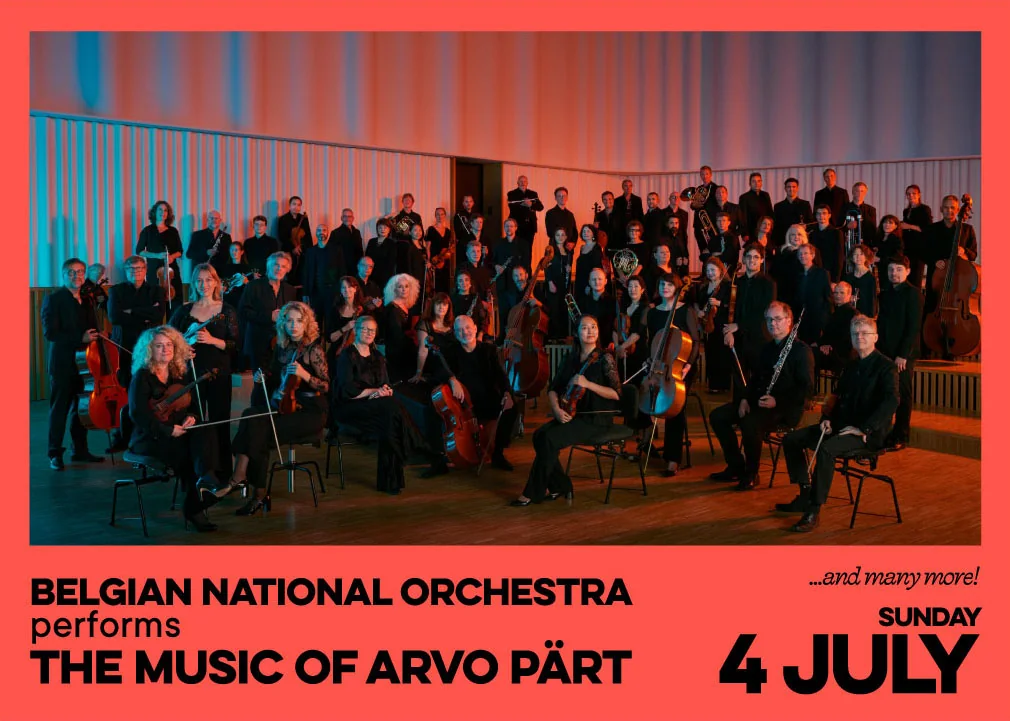 Le Belgian National Orchestra, qui joue la musique d’Arvo Pärt le 4 juillet 2027 à Gent Jazz