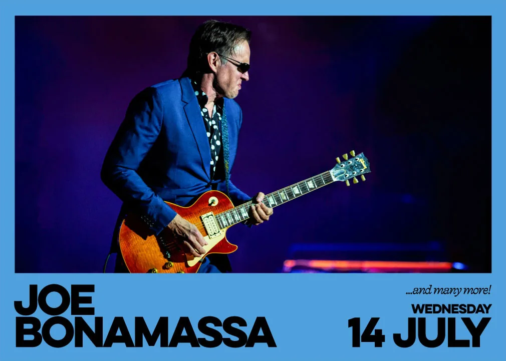 Joe Bonamassa, à l’affiche de Gent Jazz le mercredi 14 juillet 2027