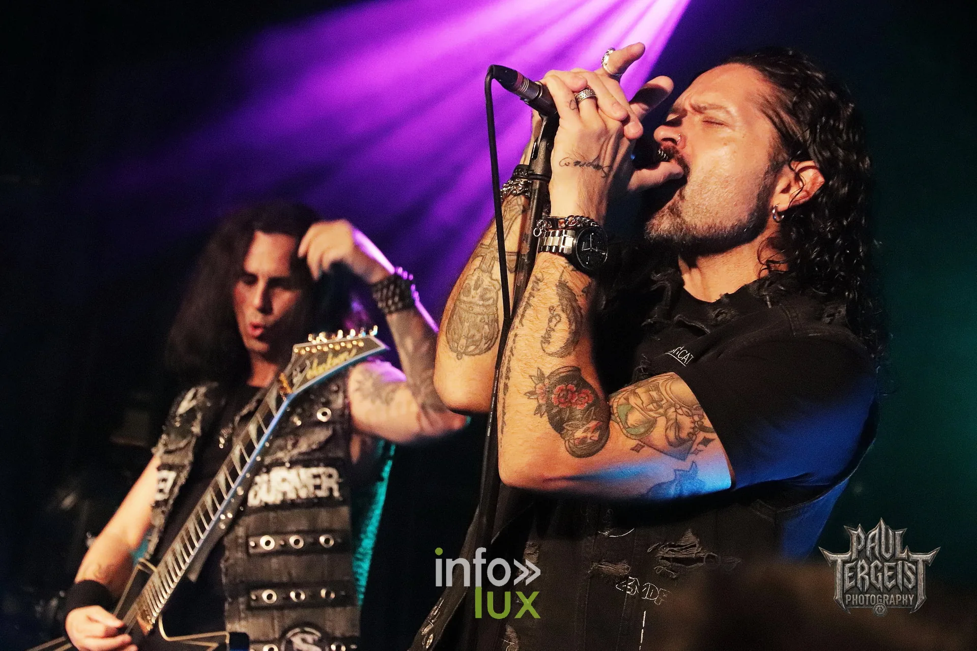 Gus G et Ronnie Romero au Spirit of 66 à Verviers, 5 octobre 2026 : Ronnie Romero au chant, Gus G à la guitare