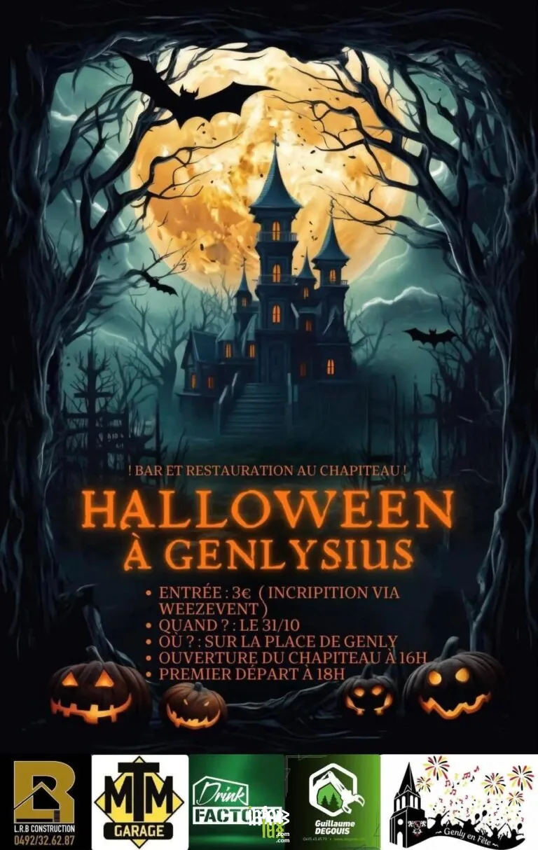 Quévy > Cortège > Halloween à Genlysius, soirée adultes 2026