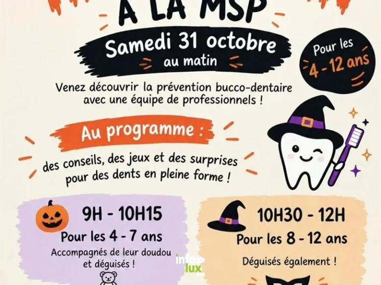 Ligny-en-Barrois > Jeune public > Halloween et prévention dentaire à la maison de santé 2026