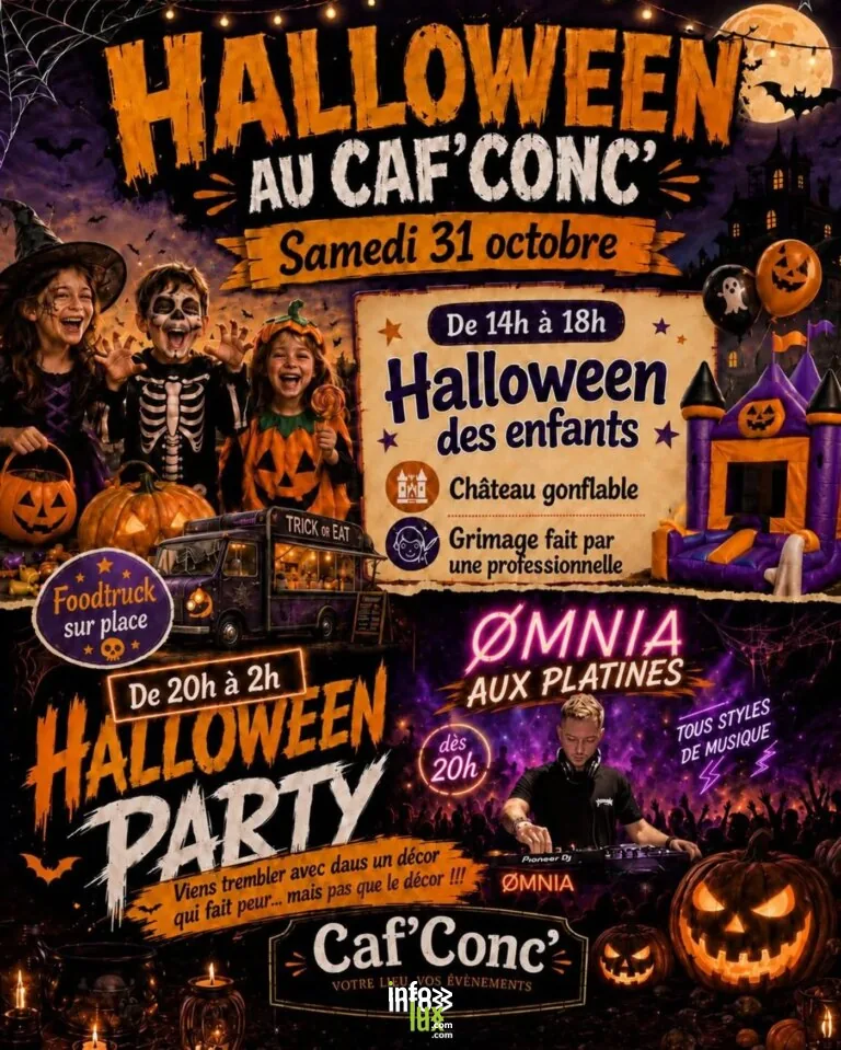 Halloween au Caf’ Conc’ 2026