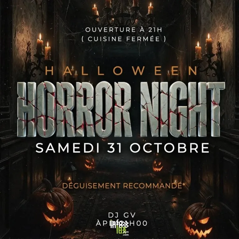 Mons > Soirée > Halloween Horror Night au Soho 2026