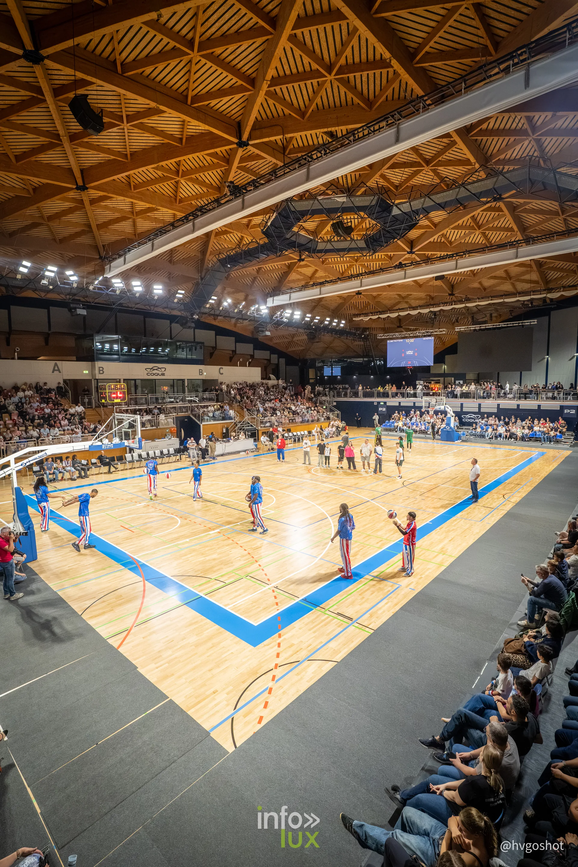 Harlem Globetrotters, 100 Year Tour, à la Coque de Luxembourg, 3 octobre 2026 — photo 2 de Hvgoshot