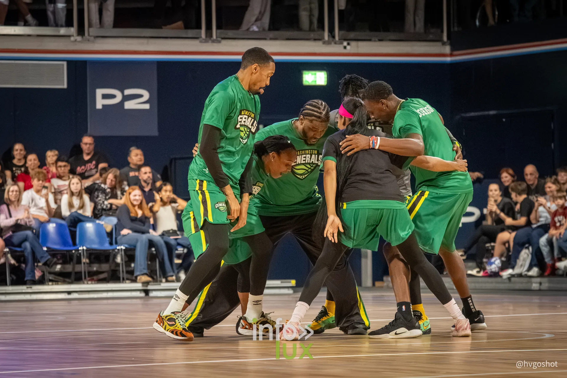 Harlem Globetrotters à la Coque de Luxembourg, 3 octobre 2026 : les Washington Generals réunis sur le terrain