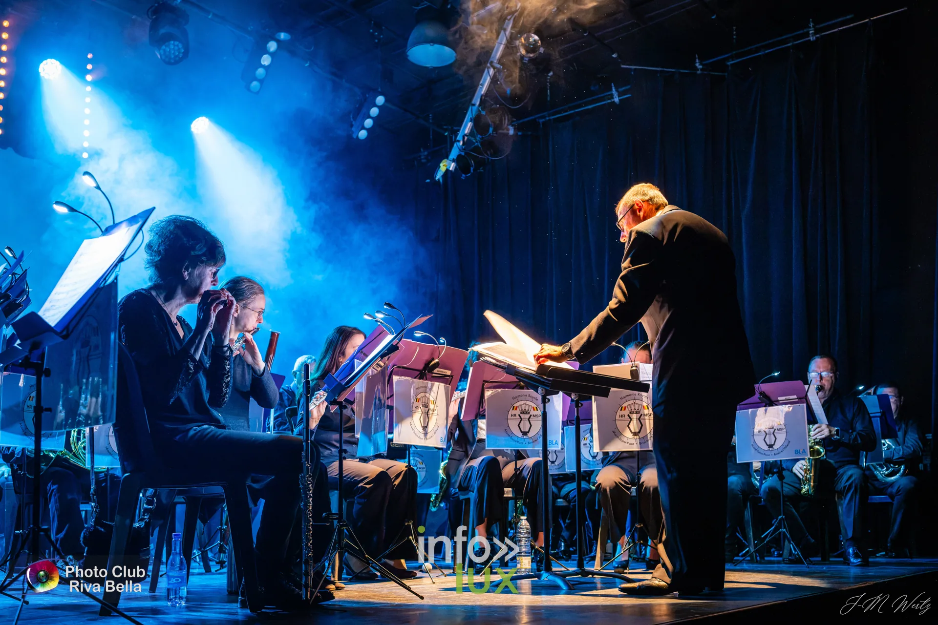 150 ans de l’Harmonie Royale de Mont-Saint-Pont au POP, Braine-l’Alleud, 10 octobre 2026 : l’Harmonie Royale de Mont-Saint-Pont sur la scène du POP (photo Jean-Marie Wertz, Photo-Club Riva-Bella)