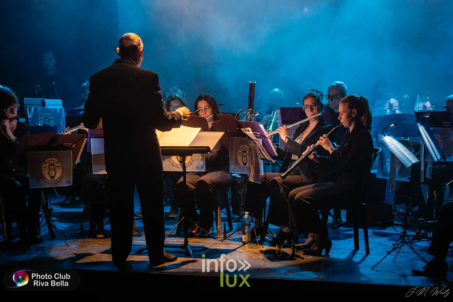 150 ans de l’Harmonie Royale de Mont-Saint-Pont au POP, Braine-l’Alleud, 10 octobre 2026 : l’Harmonie Royale de Mont-Saint-Pont sur la scène du POP (photo Jean-Marie Wertz, Photo-Club Riva-Bella)