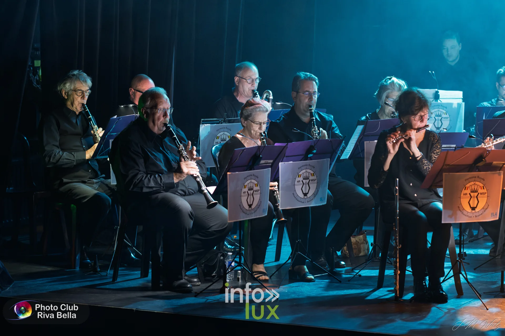 150 ans de l’Harmonie Royale de Mont-Saint-Pont au POP, Braine-l’Alleud, 10 octobre 2026 : l’Harmonie Royale de Mont-Saint-Pont sur la scène du POP (photo Jean-Marie Wertz, Photo-Club Riva-Bella)