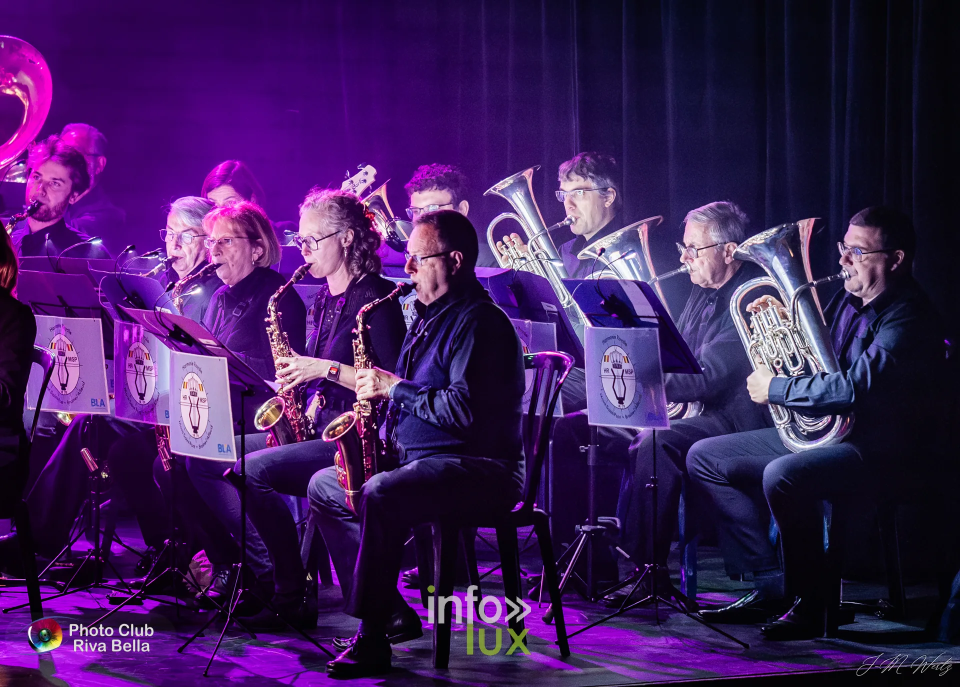 150 ans de l’Harmonie Royale de Mont-Saint-Pont au POP, Braine-l’Alleud, 10 octobre 2026 : des musiciens de l’Harmonie Royale de Mont-Saint-Pont (photo Jean-Marie Wertz, Photo-Club Riva-Bella)
