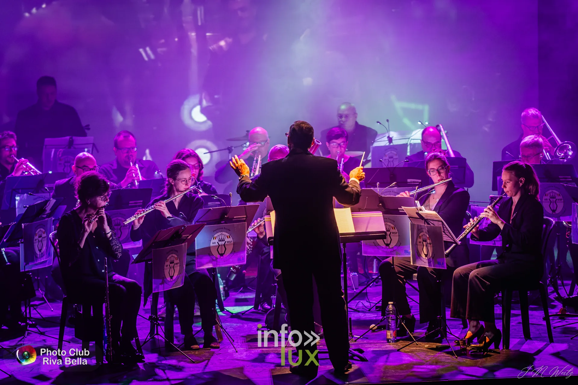 150 ans de l’Harmonie Royale de Mont-Saint-Pont au POP, Braine-l’Alleud, 10 octobre 2026 : l’Harmonie Royale de Mont-Saint-Pont sur la scène du POP (photo Jean-Marie Wertz, Photo-Club Riva-Bella)