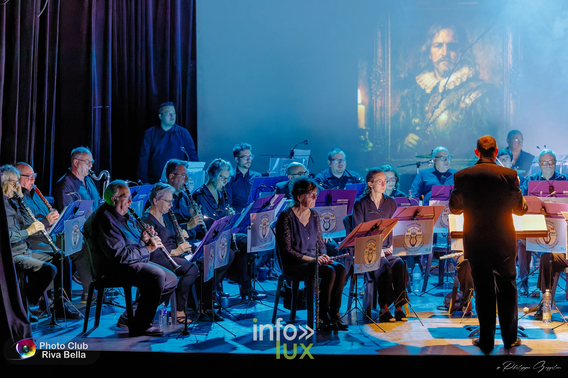 150 ans de l’Harmonie Royale de Mont-Saint-Pont au POP, Braine-l’Alleud, 10 octobre 2026 : l’Harmonie Royale de Mont-Saint-Pont sur la scène du POP (photo Philippe Gosselin, Photo-Club Riva-Bella)