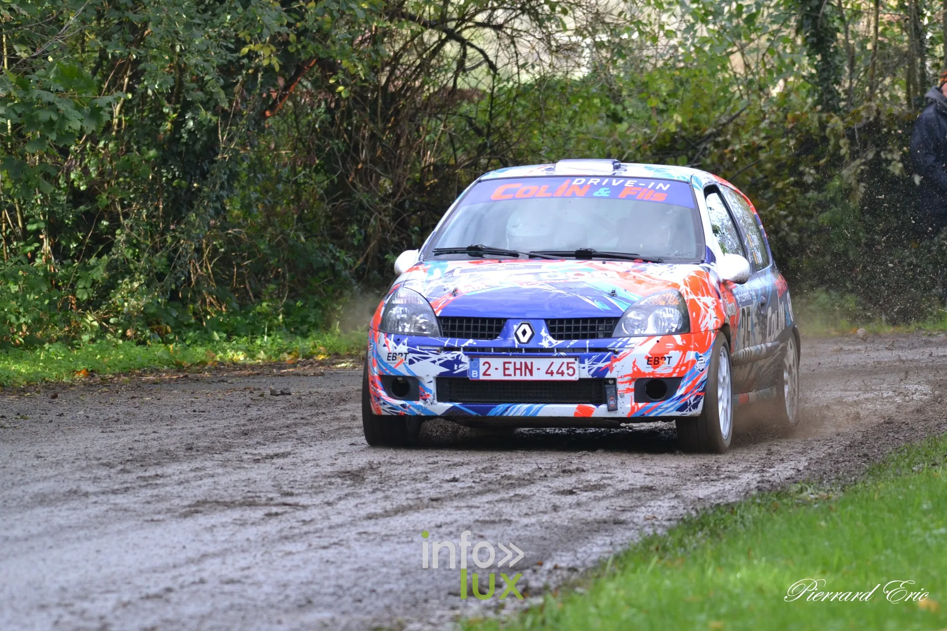 JMC Rallye des Hautes Fagnes 2026 à Jalhay : la Renault Clio RS n°35 de Jérôme Colin et Damien Joris