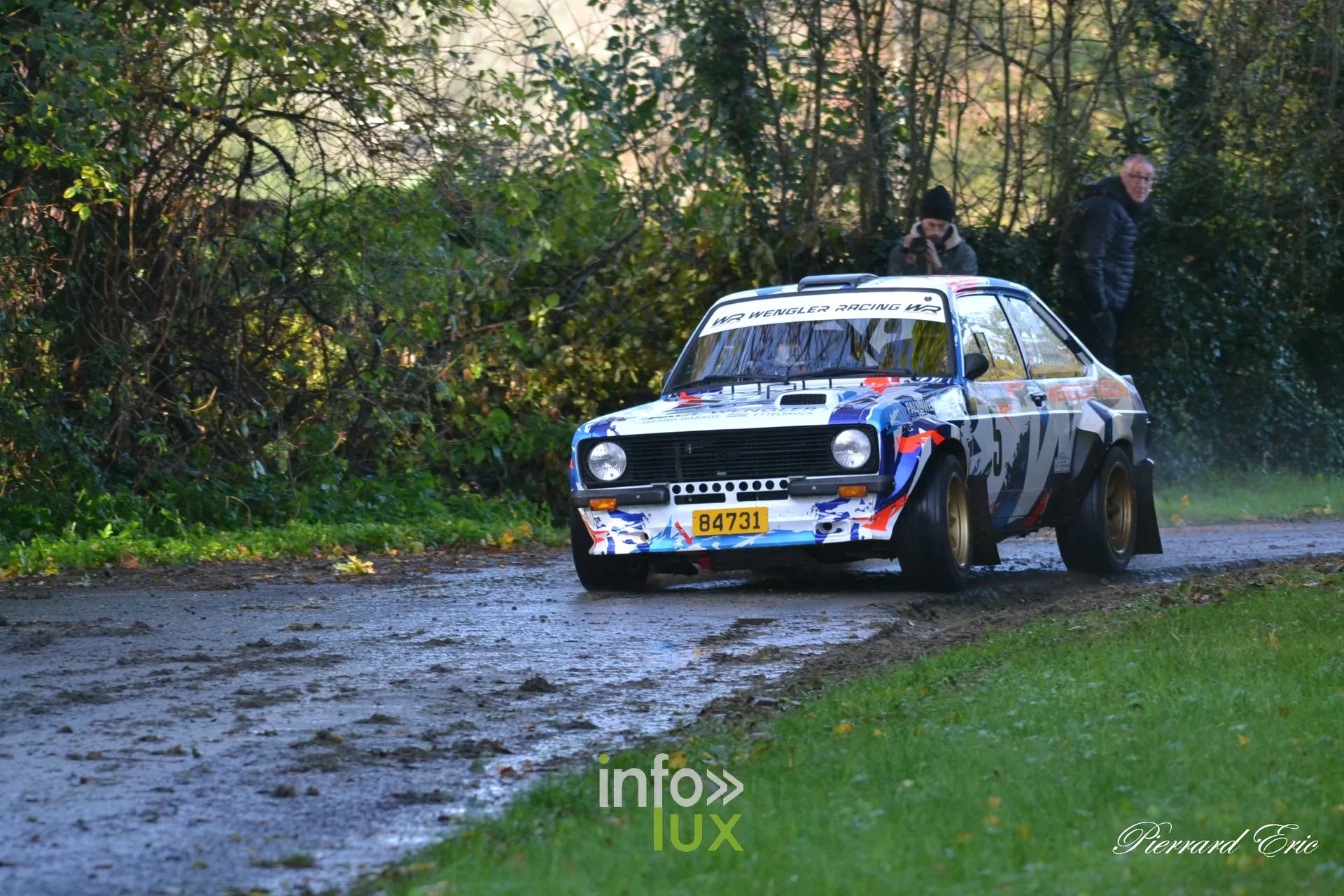 JMC Rallye des Hautes Fagnes 2026 à Jalhay : la Ford Escort Mk2 n°5 de Bob Kellen et Nathalie Hoffmann