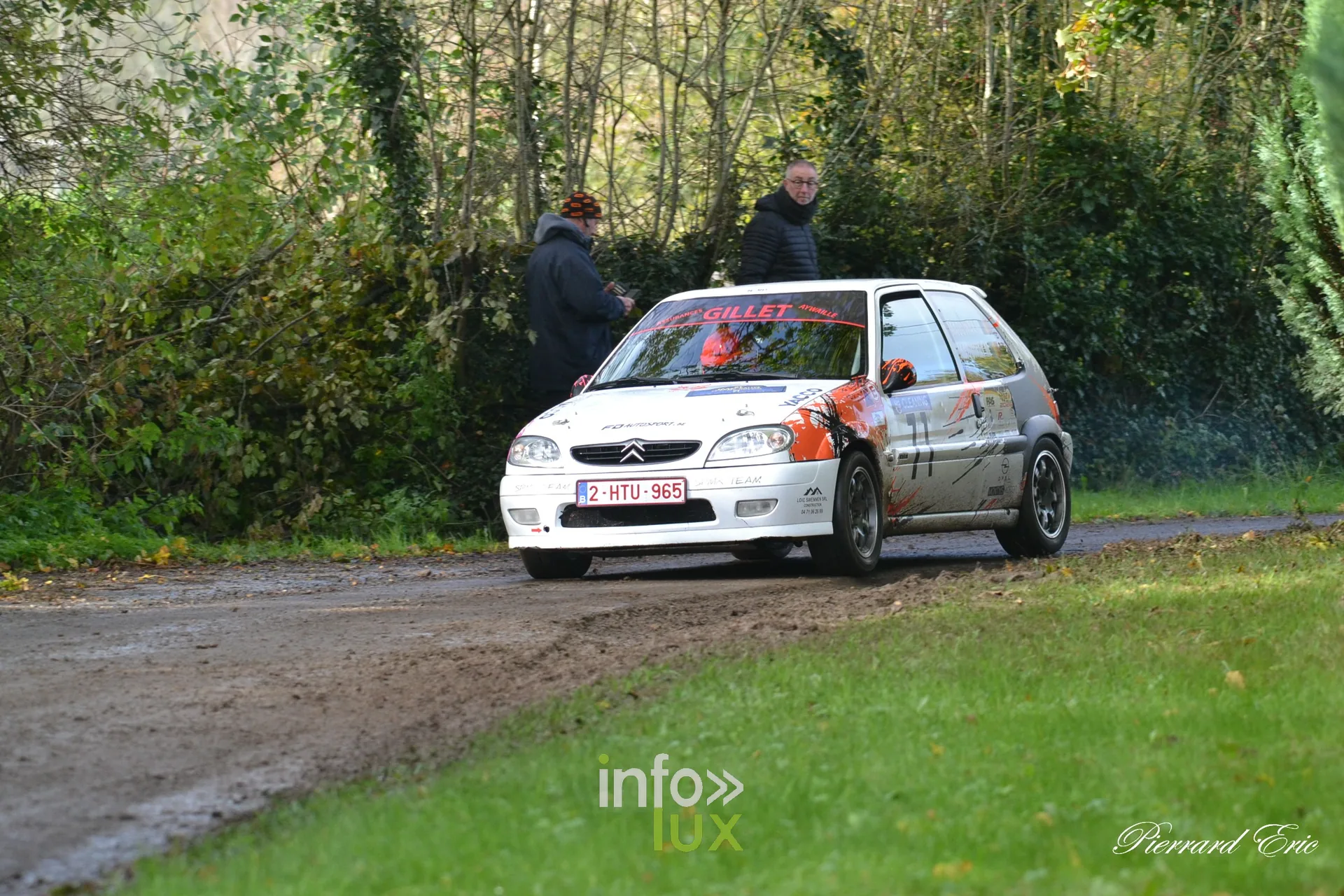 JMC Rallye des Hautes Fagnes 2026 à Jalhay : la Citroën Saxo n°71 de Grégory Maquinay et Marine Maquinay