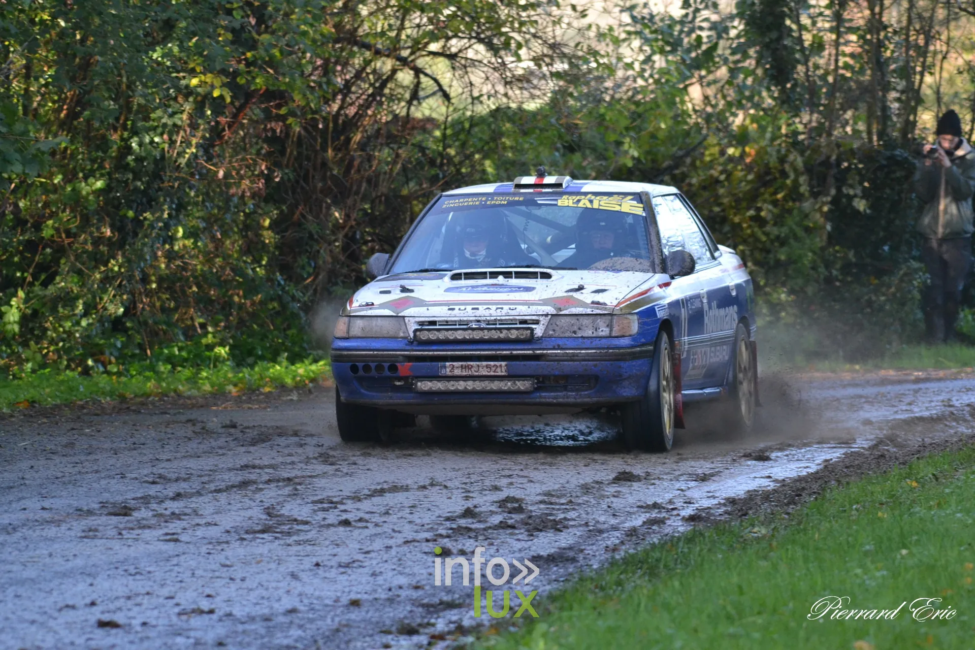 JMC Rallye des Hautes Fagnes 2026 à Jalhay : la Subaru Legacy n°7 de Daniel Molter et Bernard Grogna