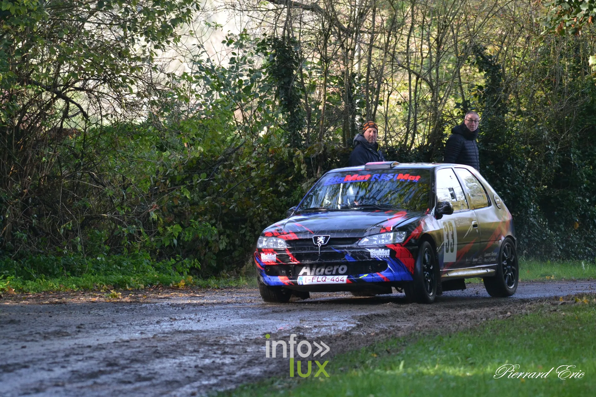 JMC Rallye des Hautes Fagnes 2026 à Jalhay : la Peugeot 306 n°33 de Laurent Mottet et Frédéric Jacquemin