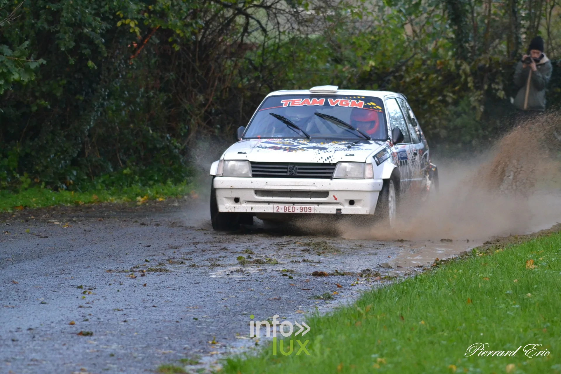 JMC Rallye des Hautes Fagnes 2026 à Jalhay : la Peugeot 205 GTI n°205 de Sergio Pezzetti et Fabien Hennen