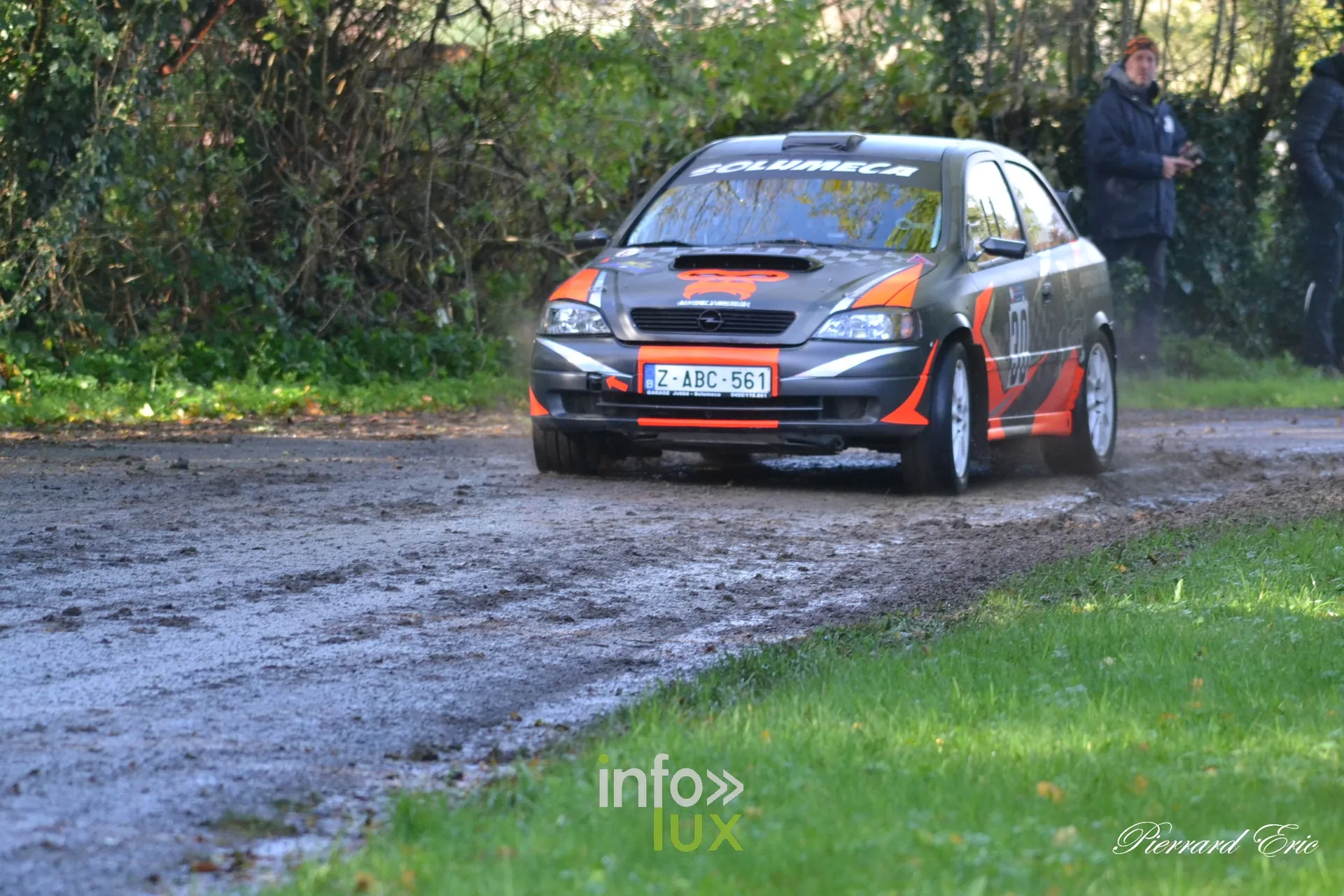 JMC Rallye des Hautes Fagnes 2026 à Jalhay : la Opel Astra n°30 de Ludovic Sougnez et Andy Mawet