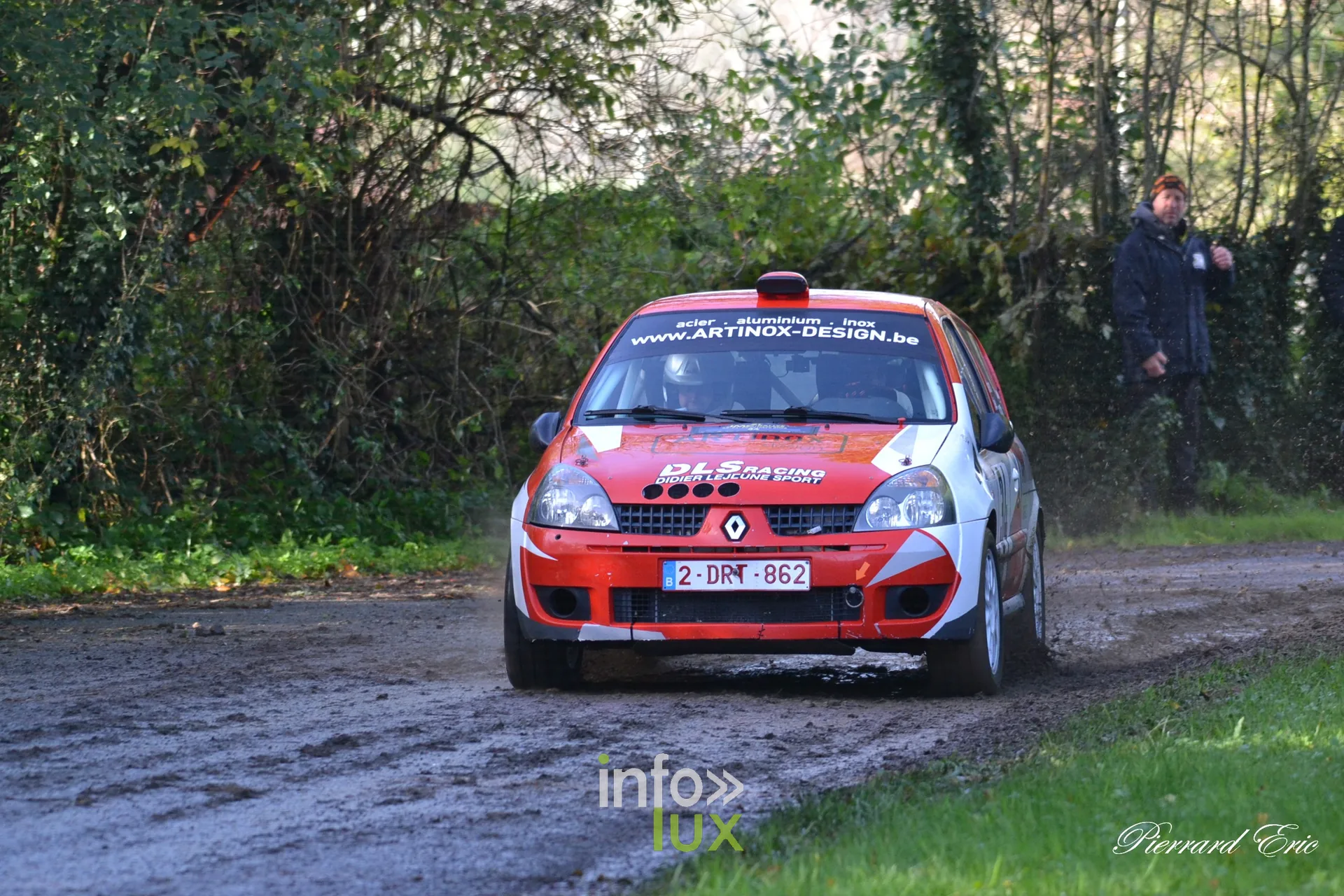 JMC Rallye des Hautes Fagnes 2026 à Jalhay : la Renault Clio RS n°34 de Corentin Tordeurs et Thomas Jadot