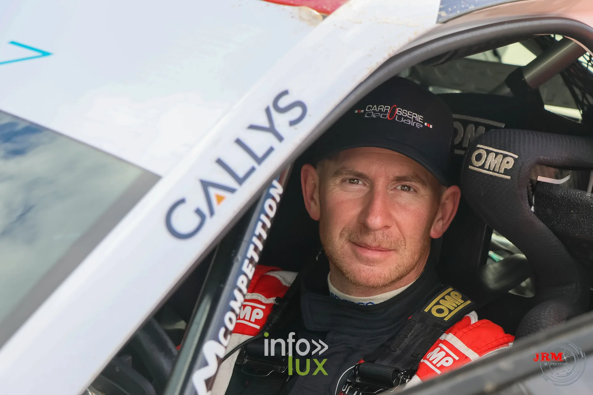 JMC Rallye des Hautes Fagnes 2026 à Jalhay : un membre d’équipage dans l’habitacle (photo Jérémy Leboutte)
