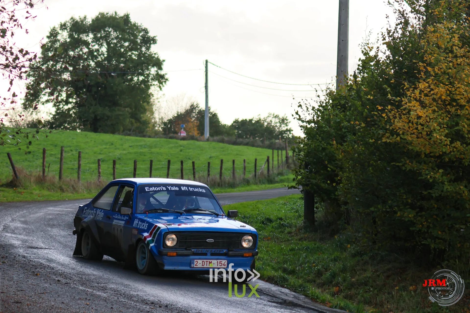 JMC Rallye des Hautes Fagnes 2026 à Jalhay : une Ford Escort sur le parcours (photo Jérémy Leboutte)