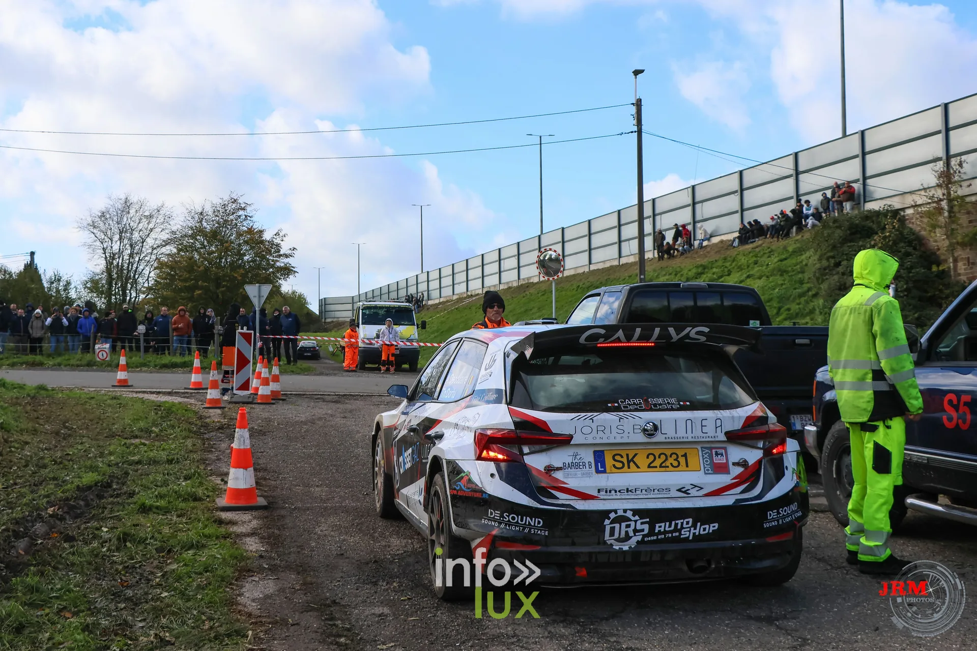 JMC Rallye des Hautes Fagnes 2026 à Jalhay : la Škoda Fabia RS Rally2 d’Arnaud Dédouaire et Thierry Dortu (photo Jérémy Leboutte)