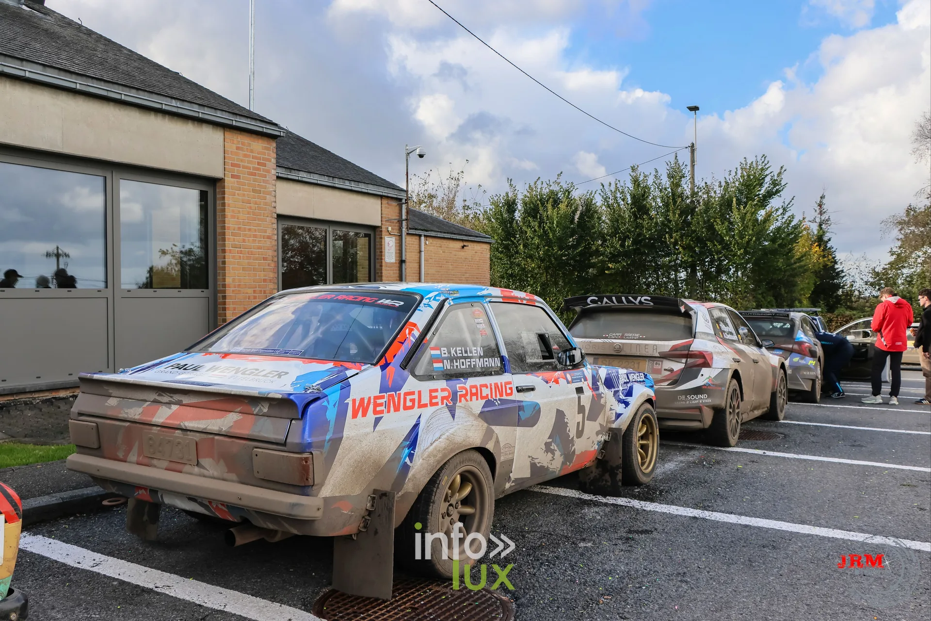 JMC Rallye des Hautes Fagnes 2026 à Jalhay : une Ford Escort à l’arrêt (photo Jérémy Leboutte)