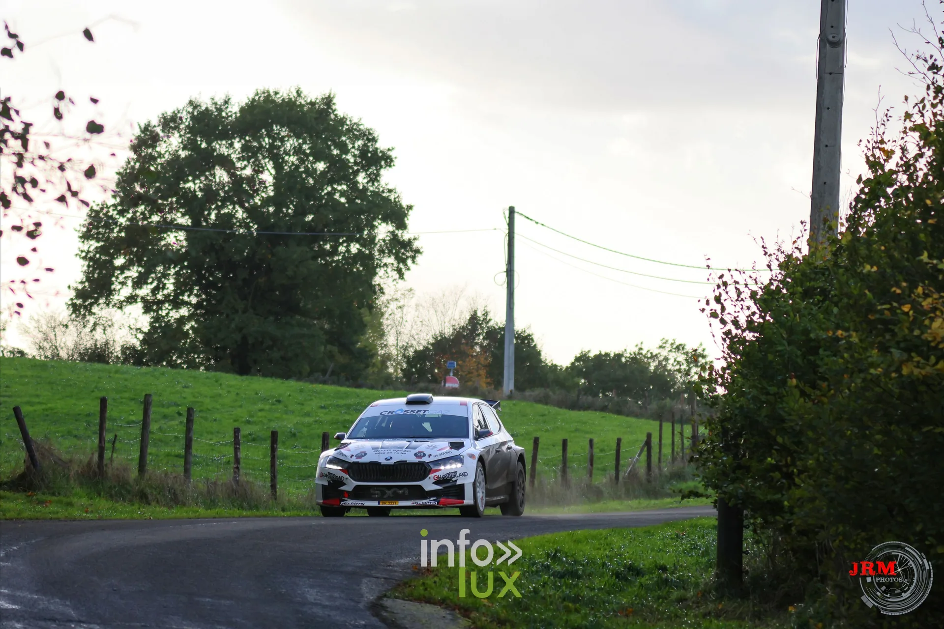 JMC Rallye des Hautes Fagnes 2026 à Jalhay : la Škoda Fabia RS Rally2 d’Arnaud Dédouaire et Thierry Dortu (photo Jérémy Leboutte)