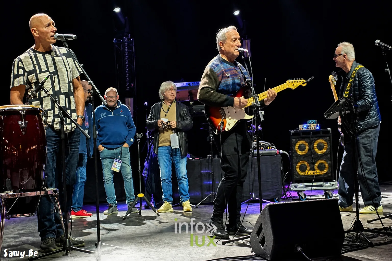 Kermesse de Maubeuge, Espace Sculfort, 24 octobre 2026 : Émile Wandelmer, William Picard et Jean-Pierre Mader aux balances (photo Samy.be)