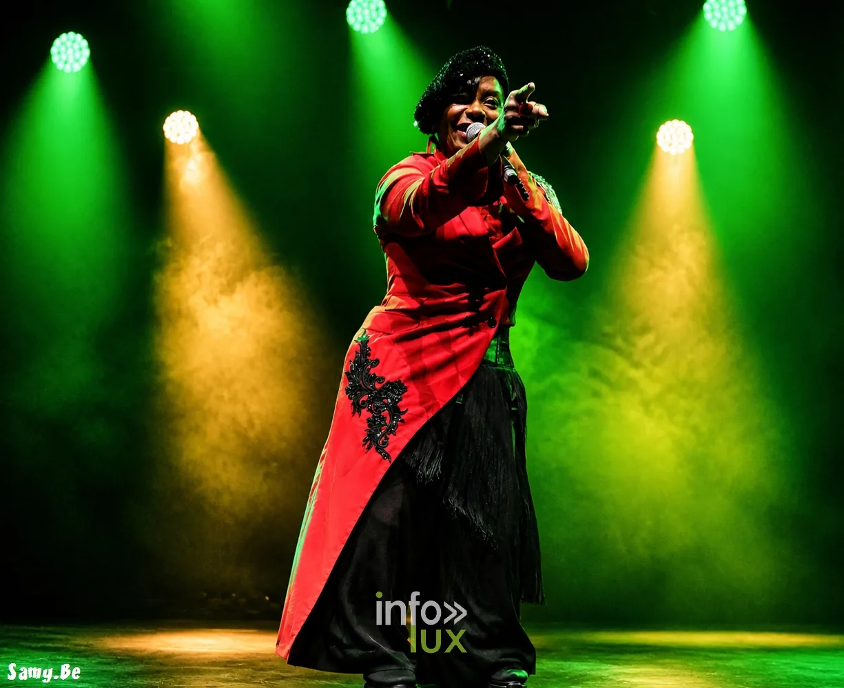 Kermesse de Maubeuge, Espace Sculfort, 24 octobre 2026 : Christiane Obydol, chanteuse de Zouk Machine (photo Samy.be)