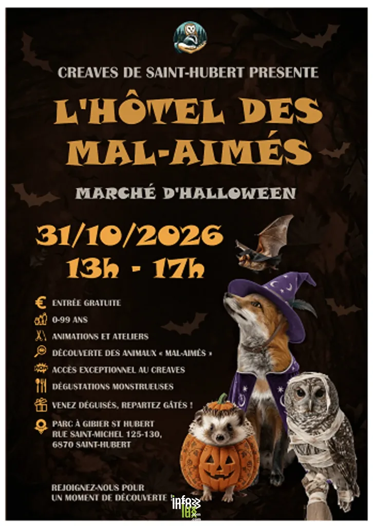 L’Hôtel des Mal-Aimés, marché d’Halloween 2026