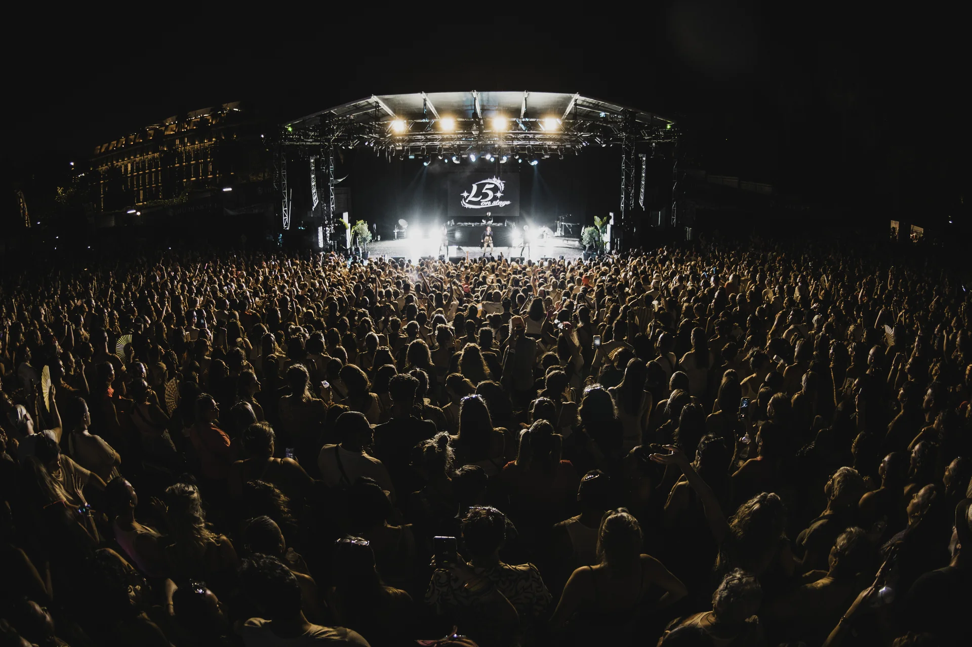 Le public devant la scène de La Kermesse Festival, édition 2026