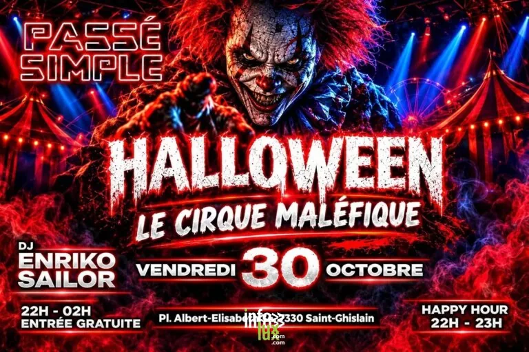 Saint-Ghislain > Soirée > Le cirque maléfique au Passé Simple 2026