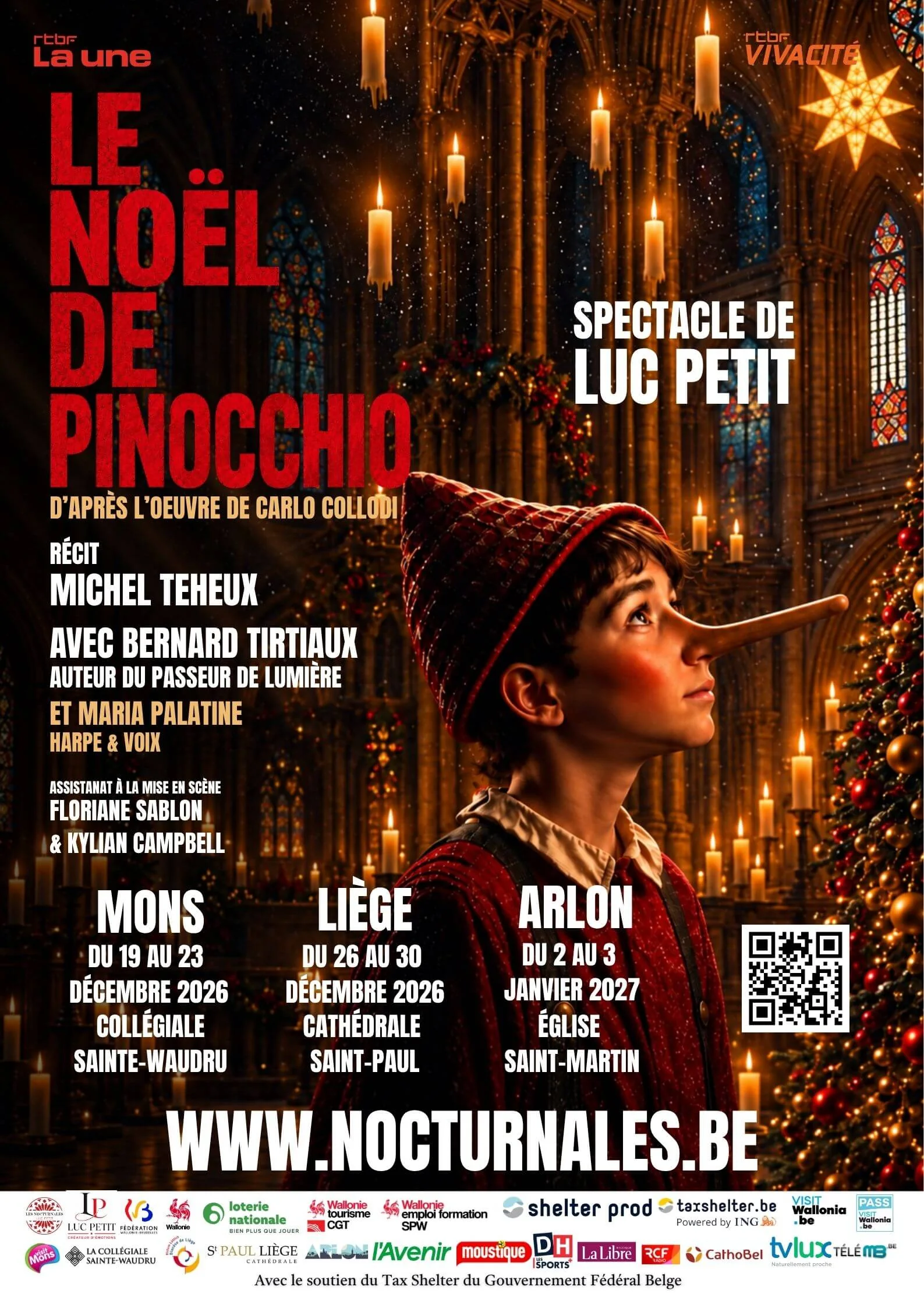 Affiche du Noël de Pinocchio