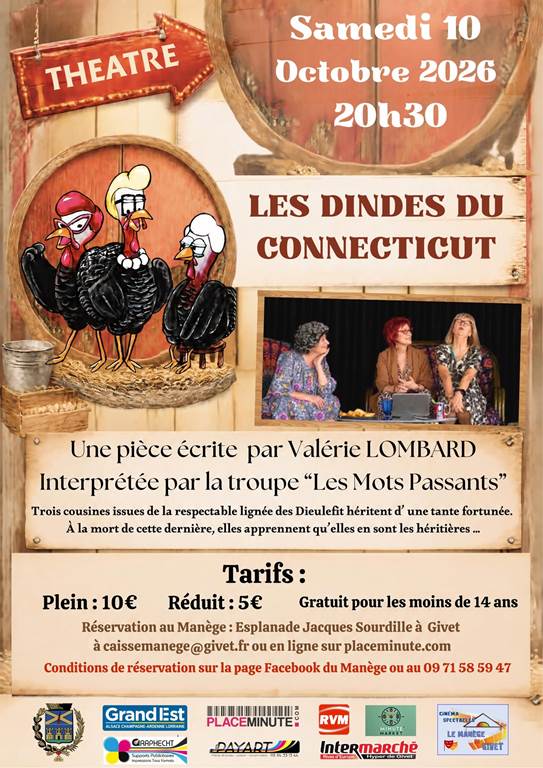 Givet > Spectacle > Les dindes du Connectitut