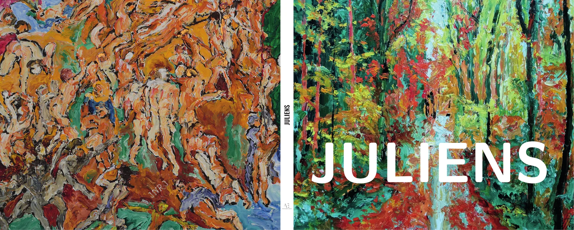 Couverture du livre « JULIENS » consacré au peintre Antoine Juliens, Éditions Asmodée Edern
