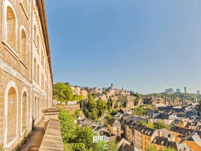 Le chemin de la Corniche à Luxembourg