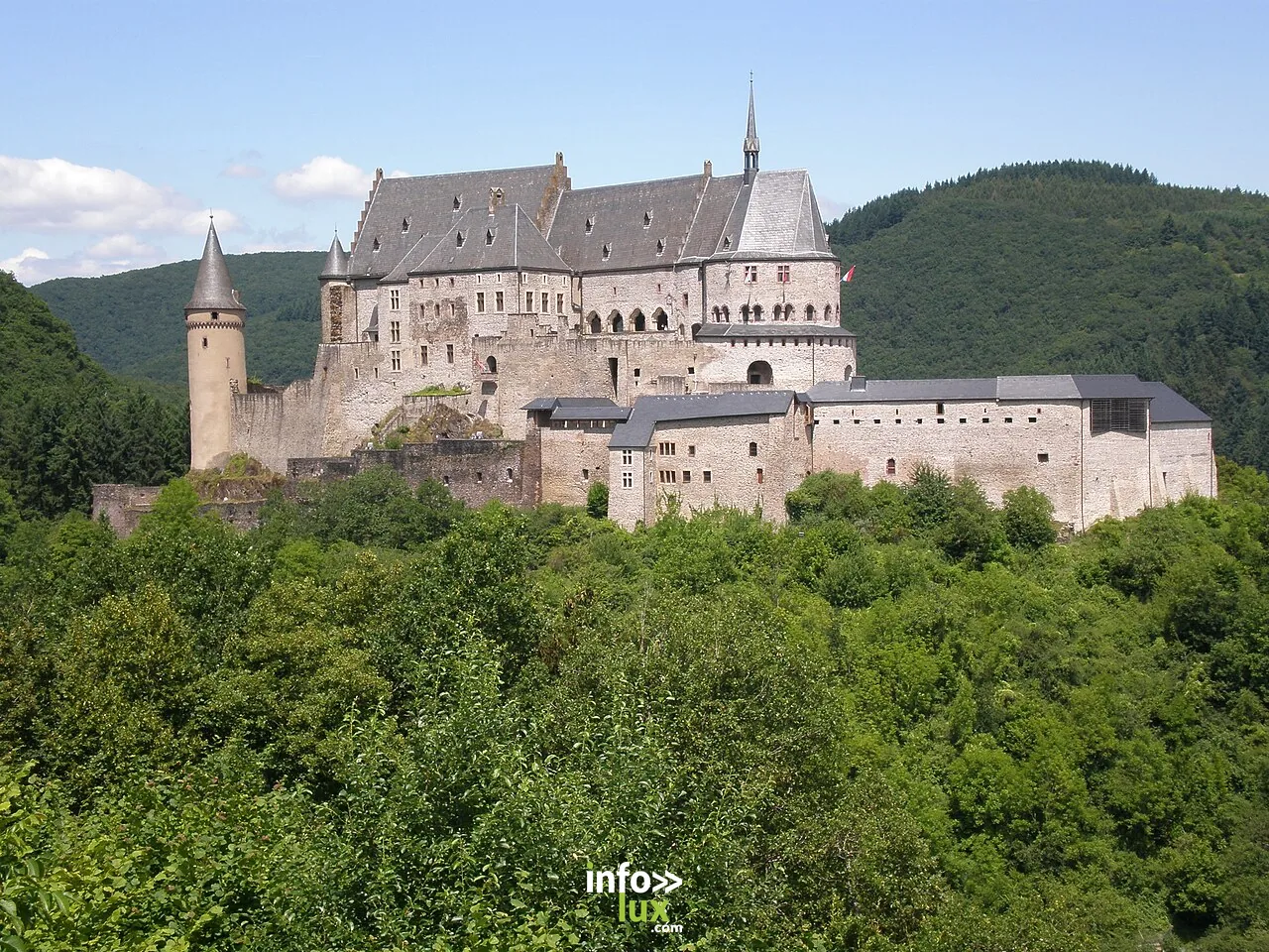 Le château de Vianden Le château de Vianden