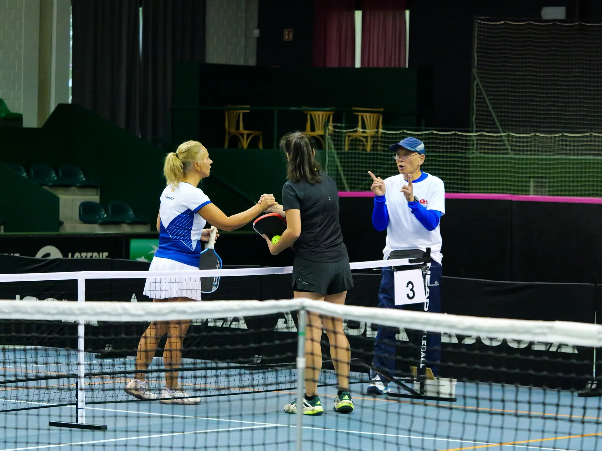 2e Luxembourg International Pickleball Open, Esch-sur-Alzette, octobre 2026 : un match du tournoi (photo Michel Parol / FLT)