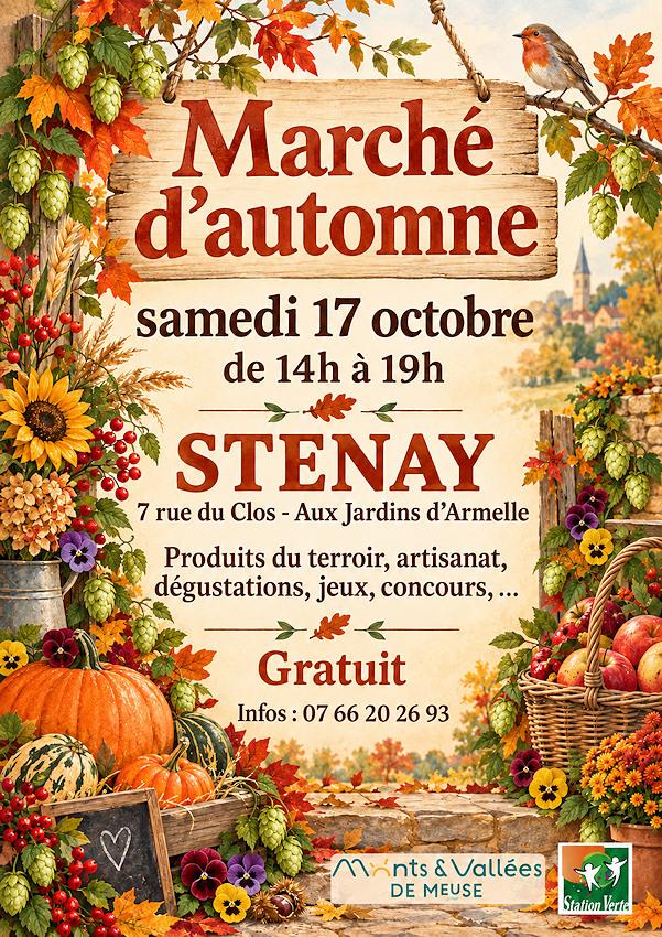 Stenay > Balade > Marché d’automne Aux Jardins d’Armelle