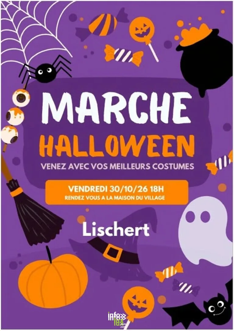 Attert > Marche > Marche d’Halloween à Lischert 2026
