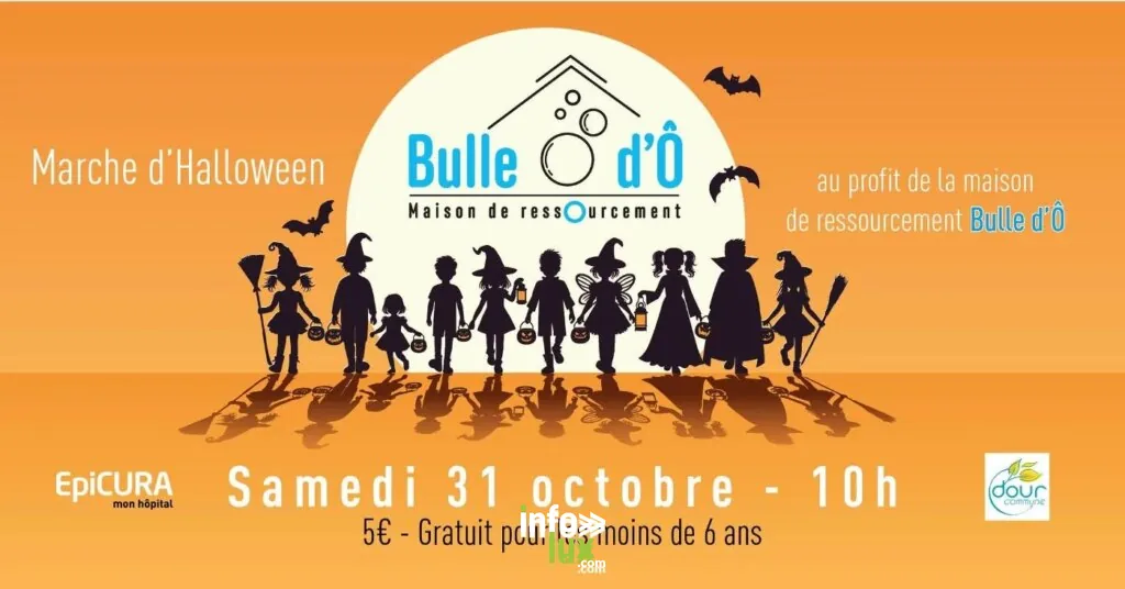 Marche d’Halloween au profit de Bulle d’Ô 2026
