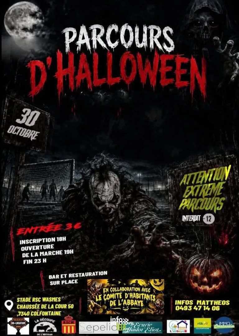 Colfontaine > Marche > Marche d’Halloween « Terreur du Stade » à Wasmes 2026