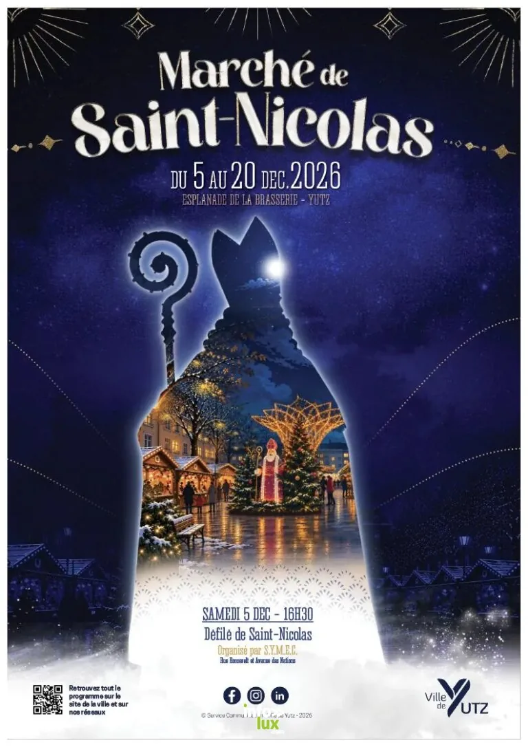 Yutz > Marché de la Saint-Nicolas > Marché de la Saint-Nicolas sur l’esplanade de la Brasserie 2026