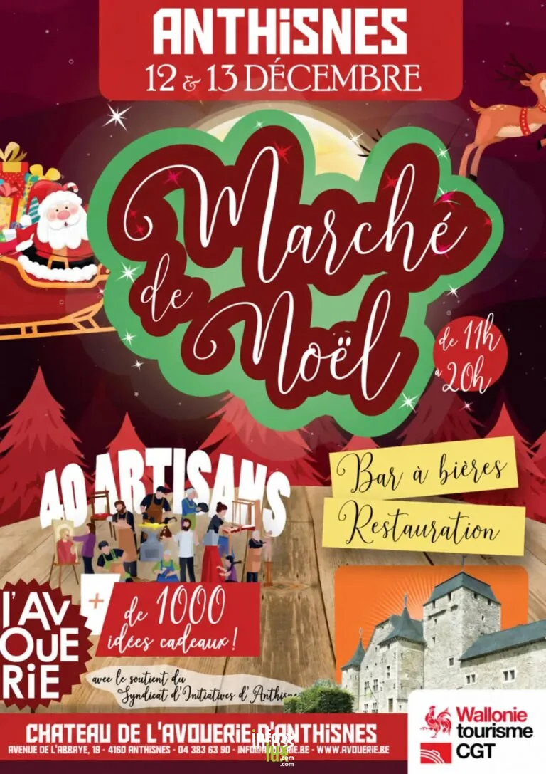 Anthisnes > Marché de Noël > Marché de Noël de l’Avouerie d’Anthisnes 2026